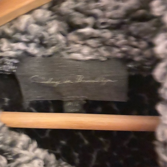 Anthropologie Fuzzy Cropped Sweatshirt - Picture 2 of 3